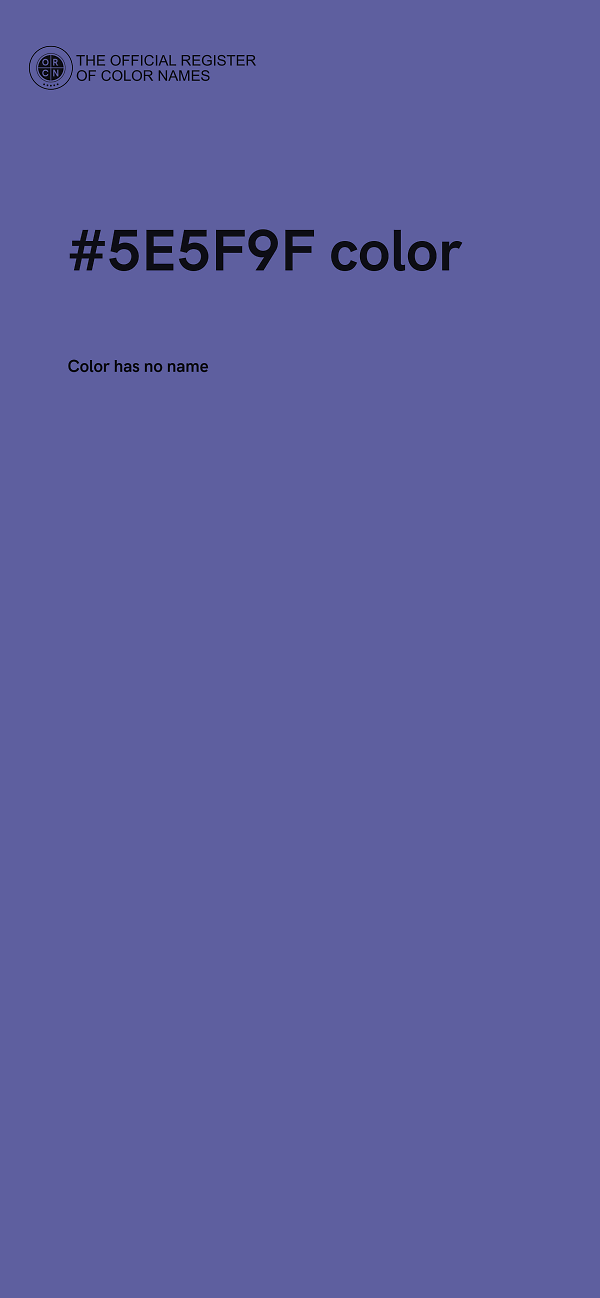 #5E5F9F color image