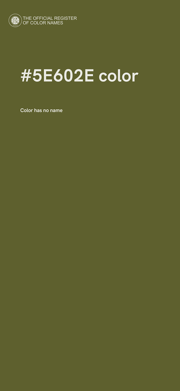 #5E602E color image