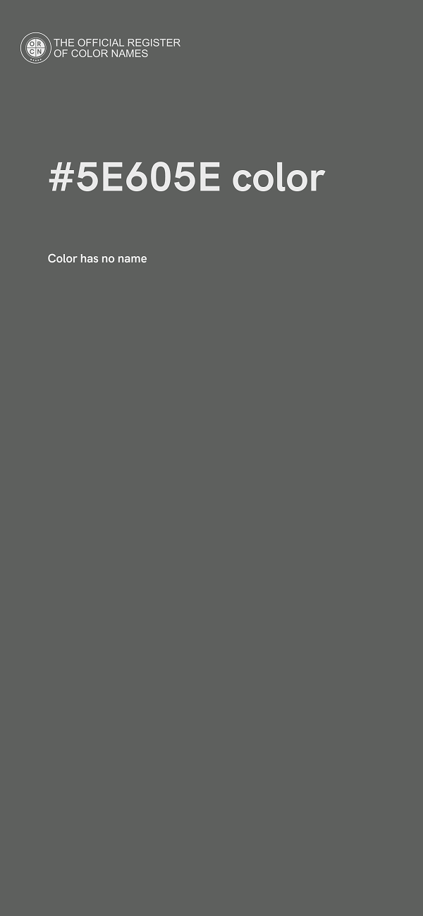 #5E605E color image