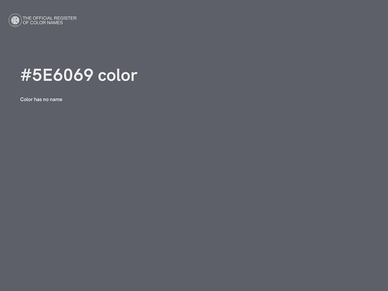 #5E6069 color image