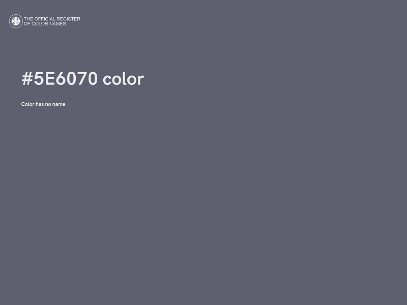 #5E6070 color image