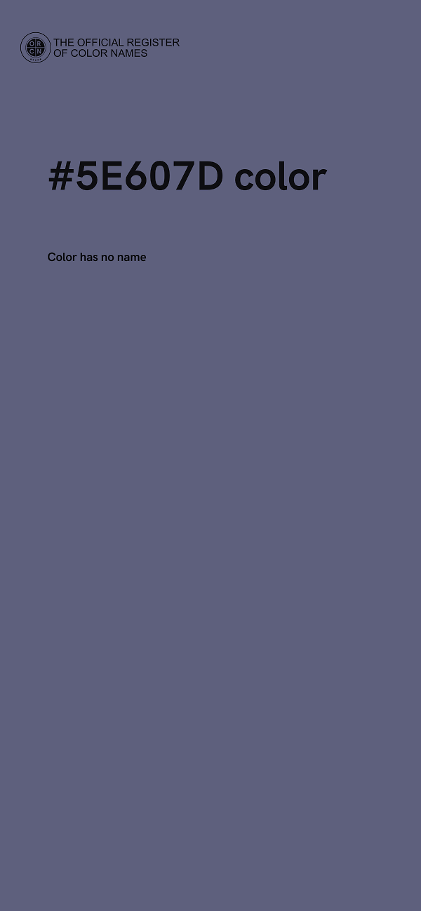 #5E607D color image