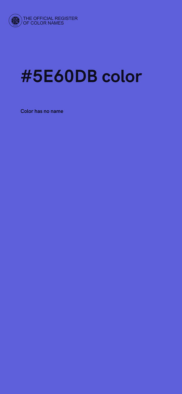 #5E60DB color image