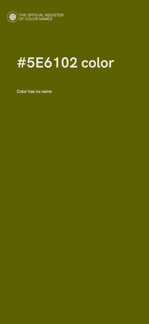 #5E6102 color image