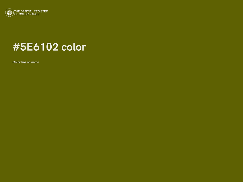 #5E6102 color image