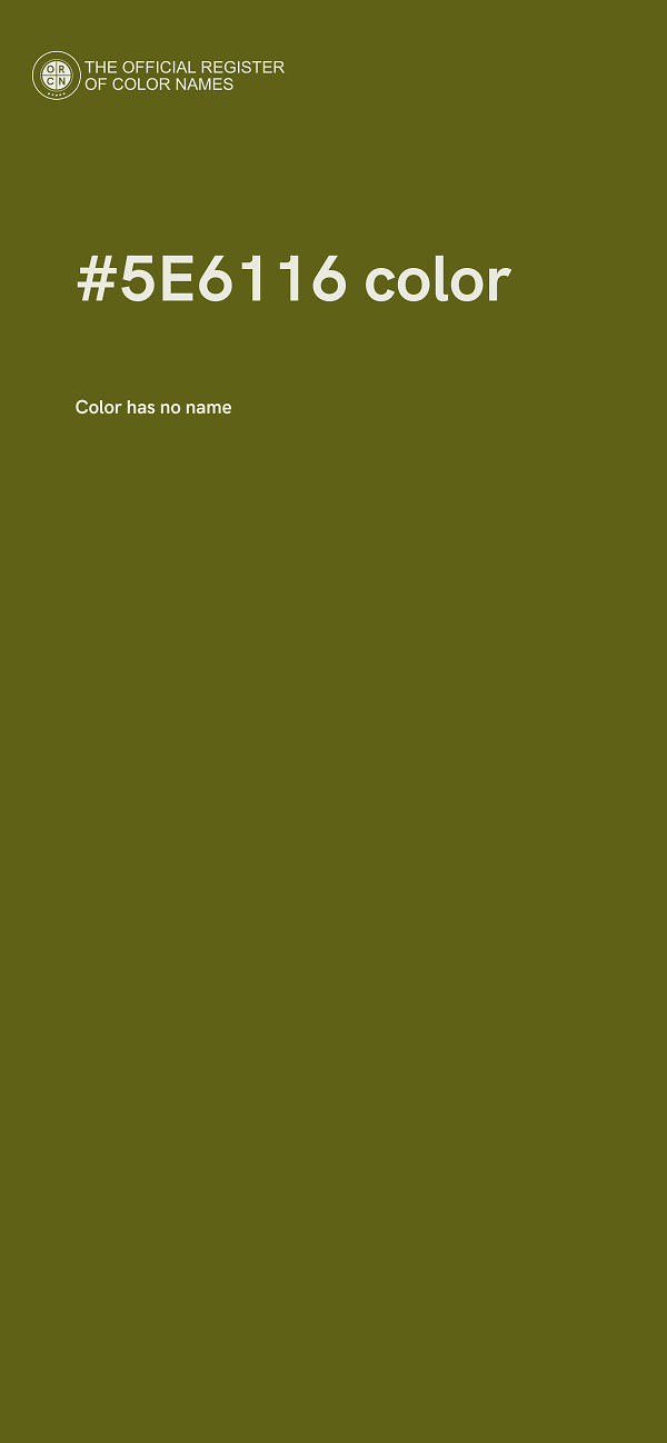 #5E6116 color image