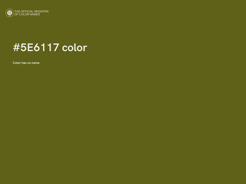 #5E6117 color image