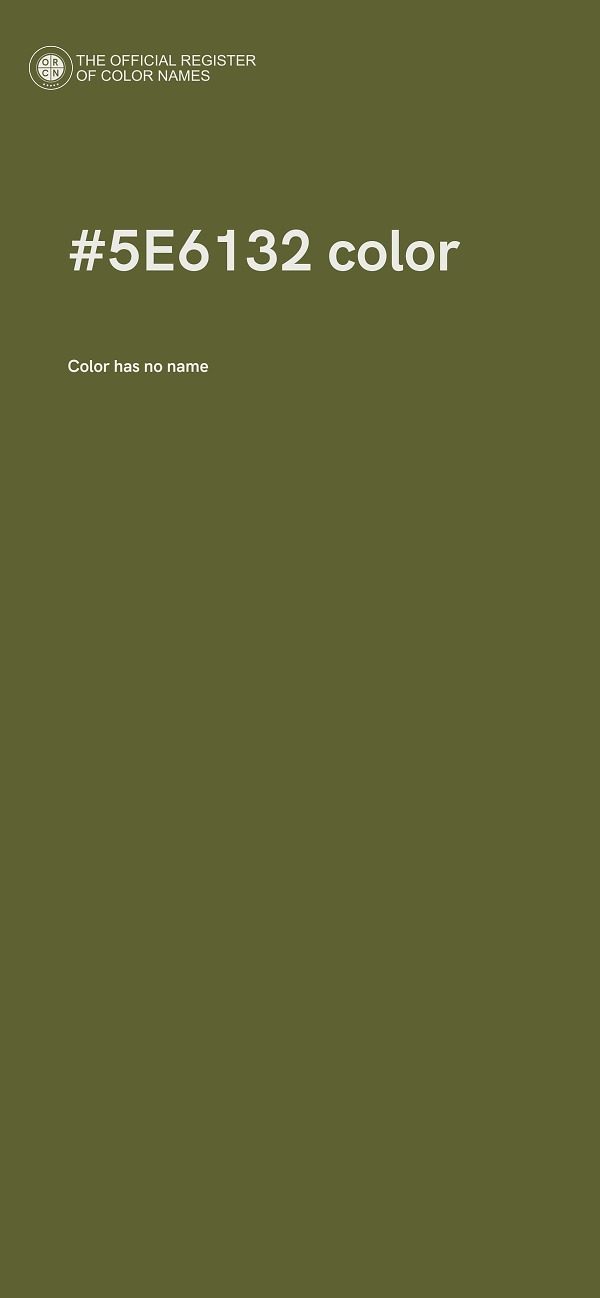 #5E6132 color image