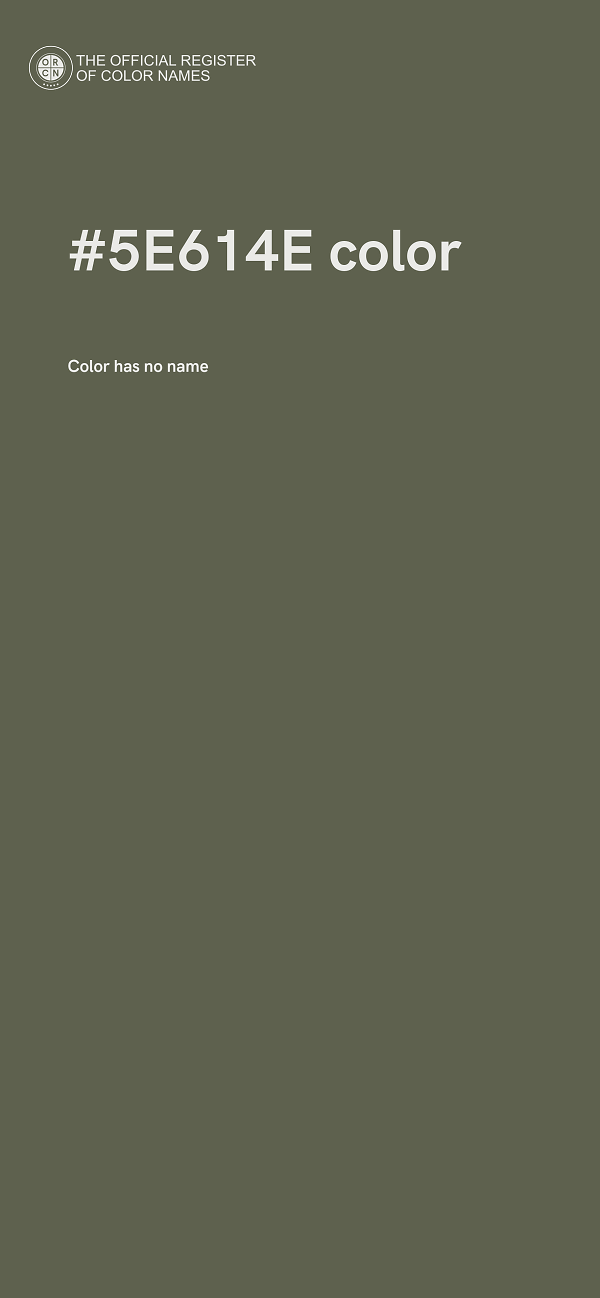 #5E614E color image
