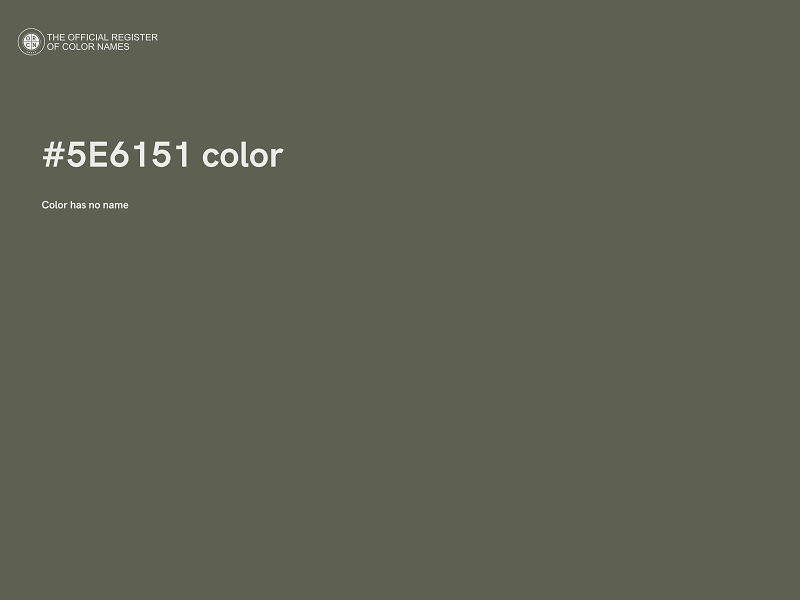 #5E6151 color image