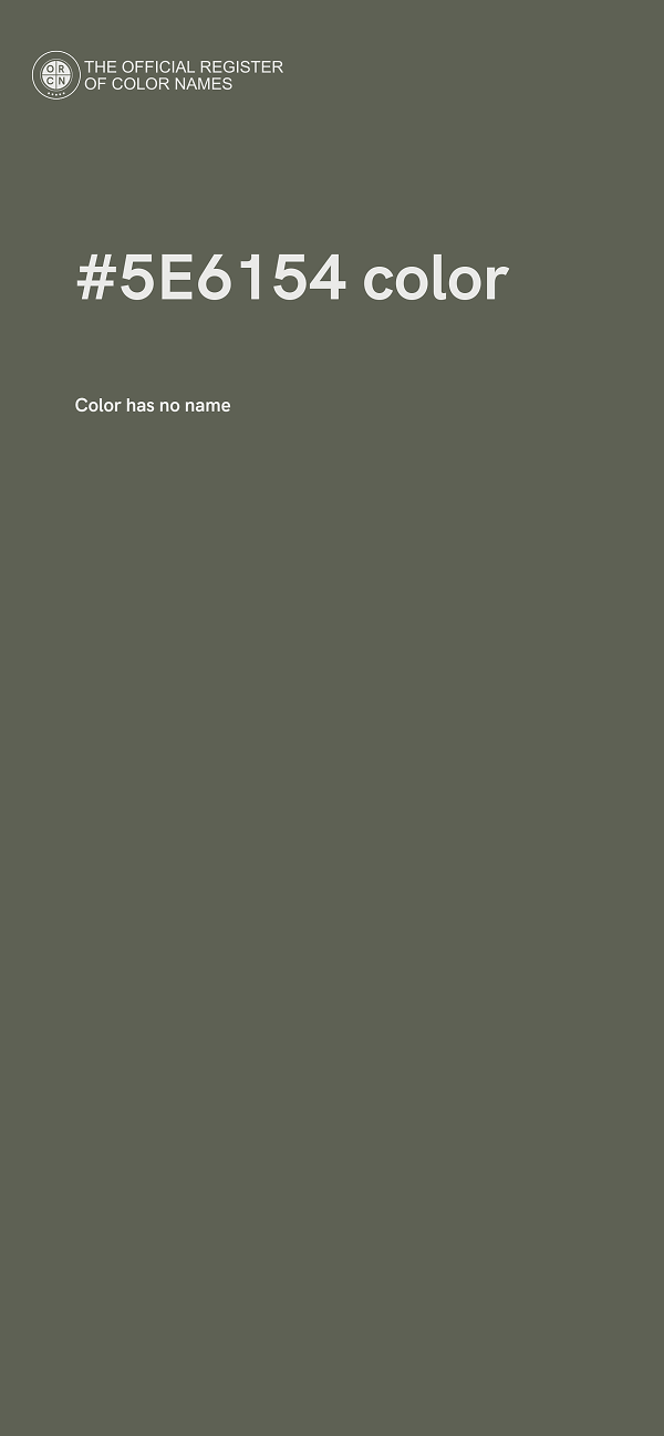 #5E6154 color image