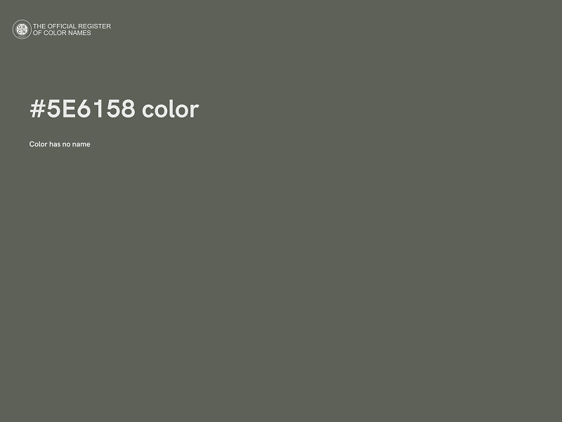 #5E6158 color image