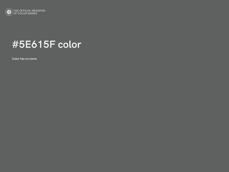 #5E615F color image