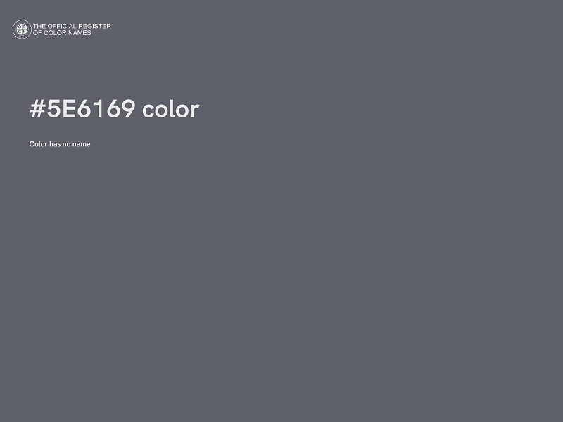 #5E6169 color image
