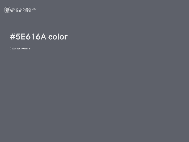 #5E616A color image