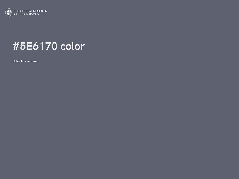 #5E6170 color image