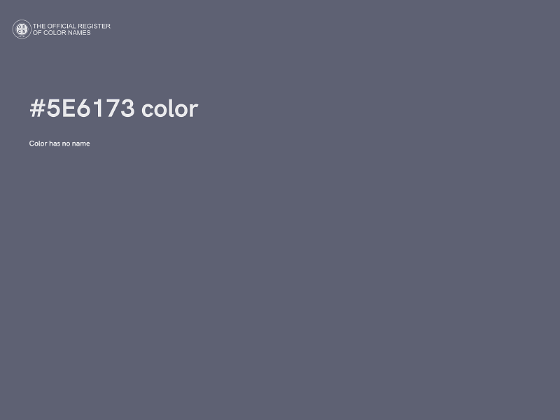 #5E6173 color image