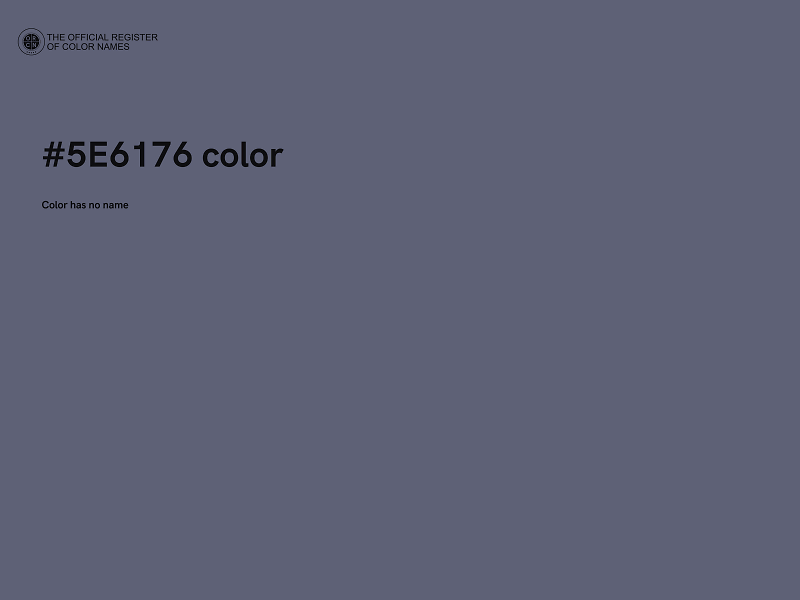 #5E6176 color image