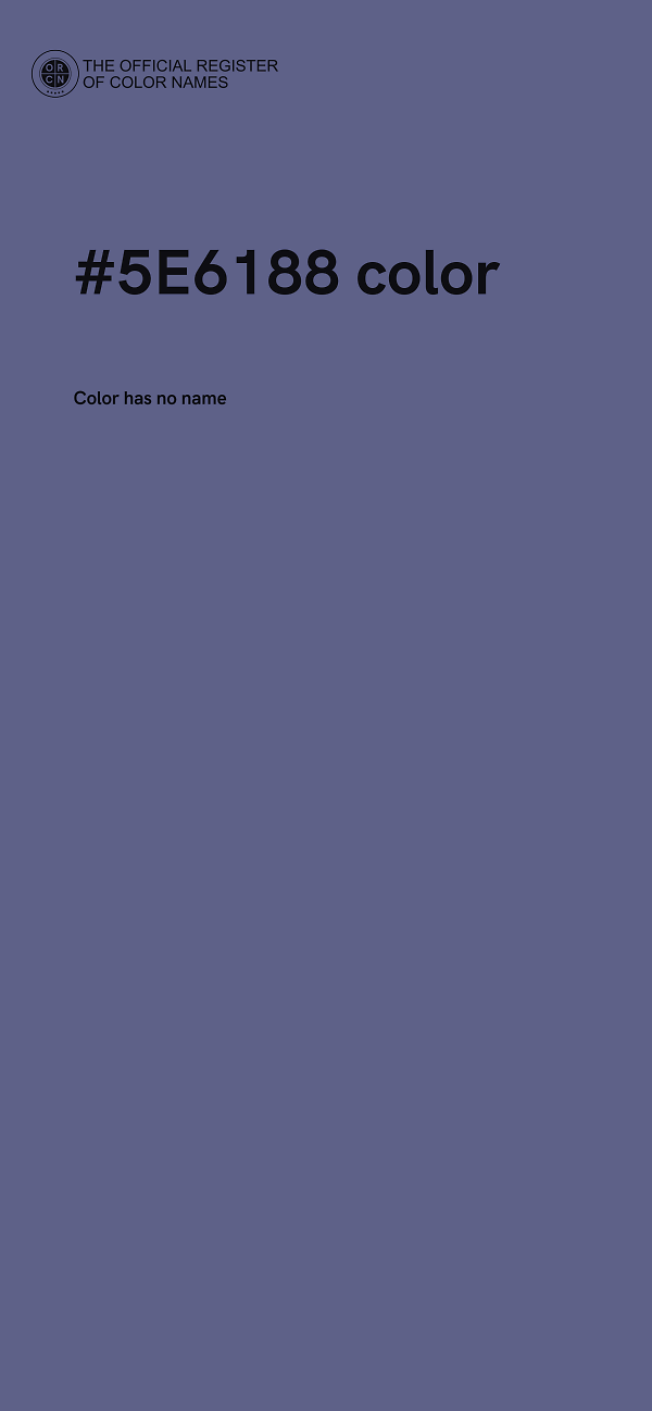 #5E6188 color image