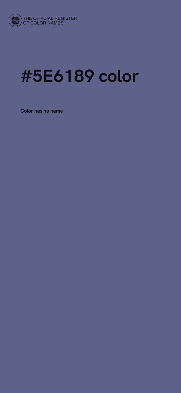 #5E6189 color image