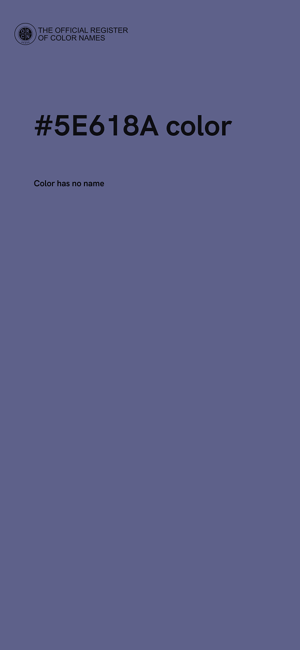 #5E618A color image