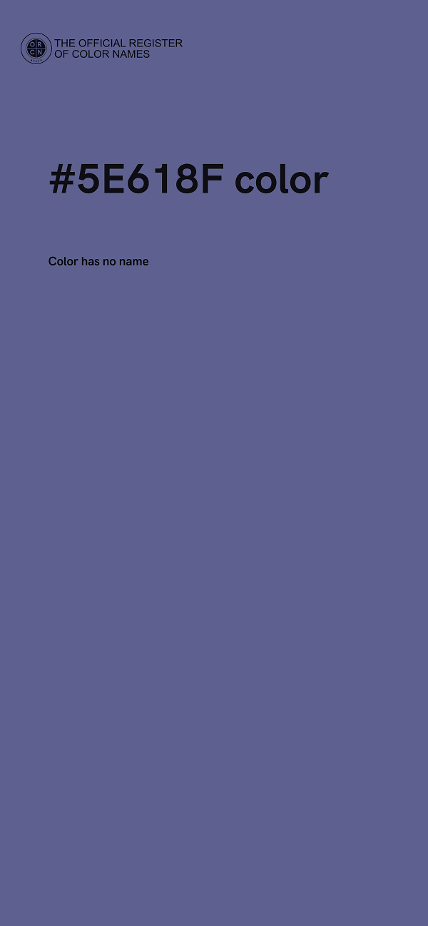 #5E618F color image