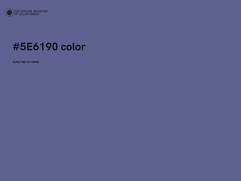 #5E6190 color image