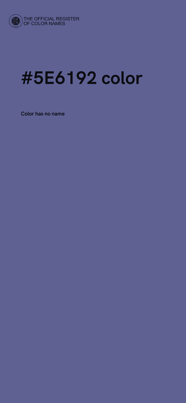 #5E6192 color image