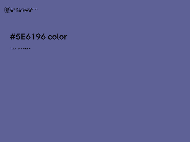#5E6196 color image