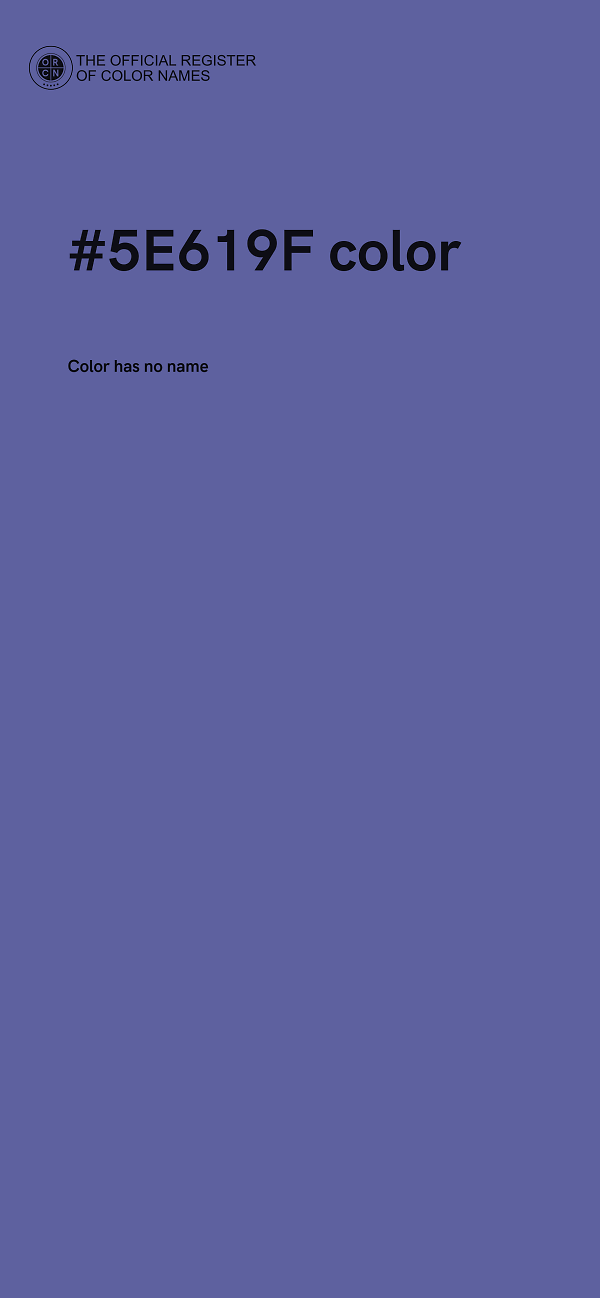 #5E619F color image