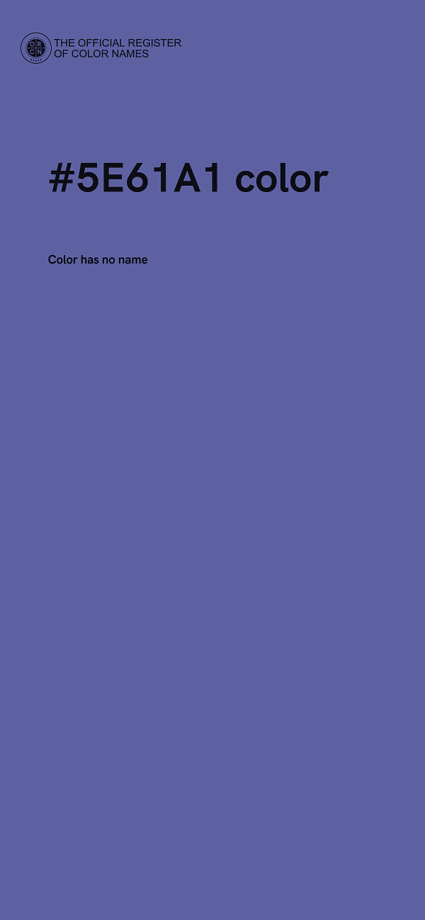 #5E61A1 color image