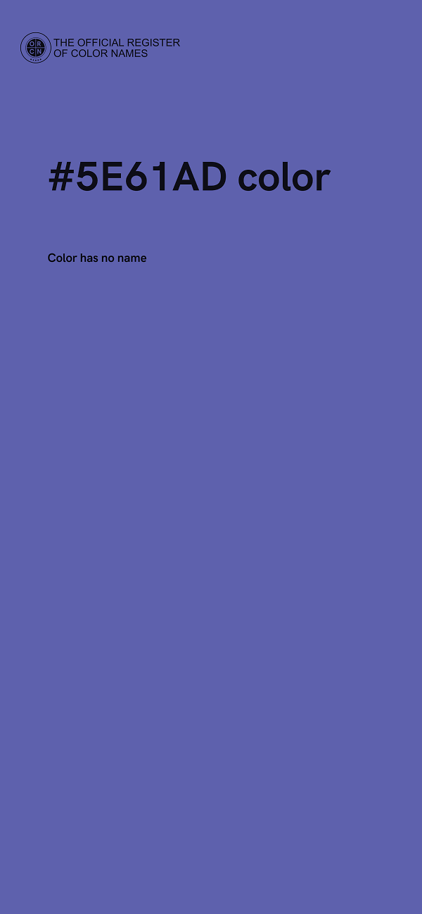 #5E61AD color image