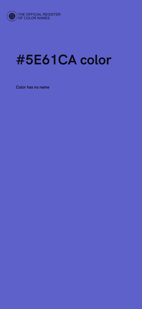 #5E61CA color image