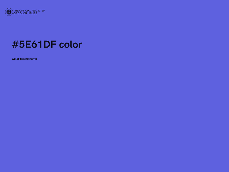 #5E61DF color image