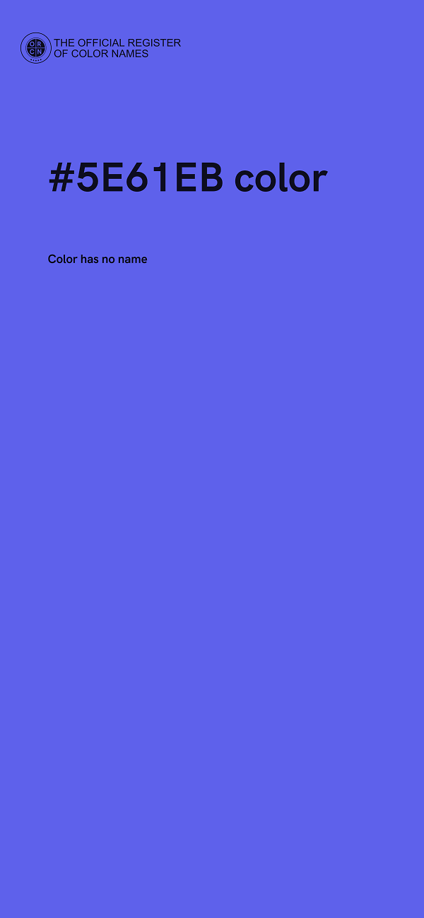 #5E61EB color image