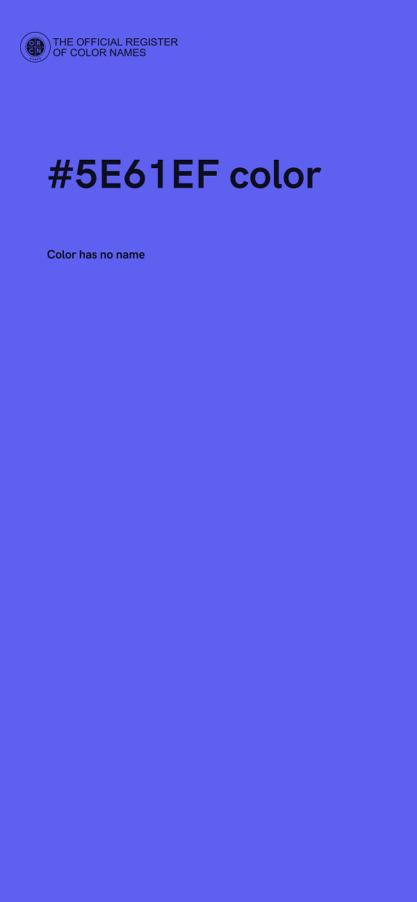 #5E61EF color image
