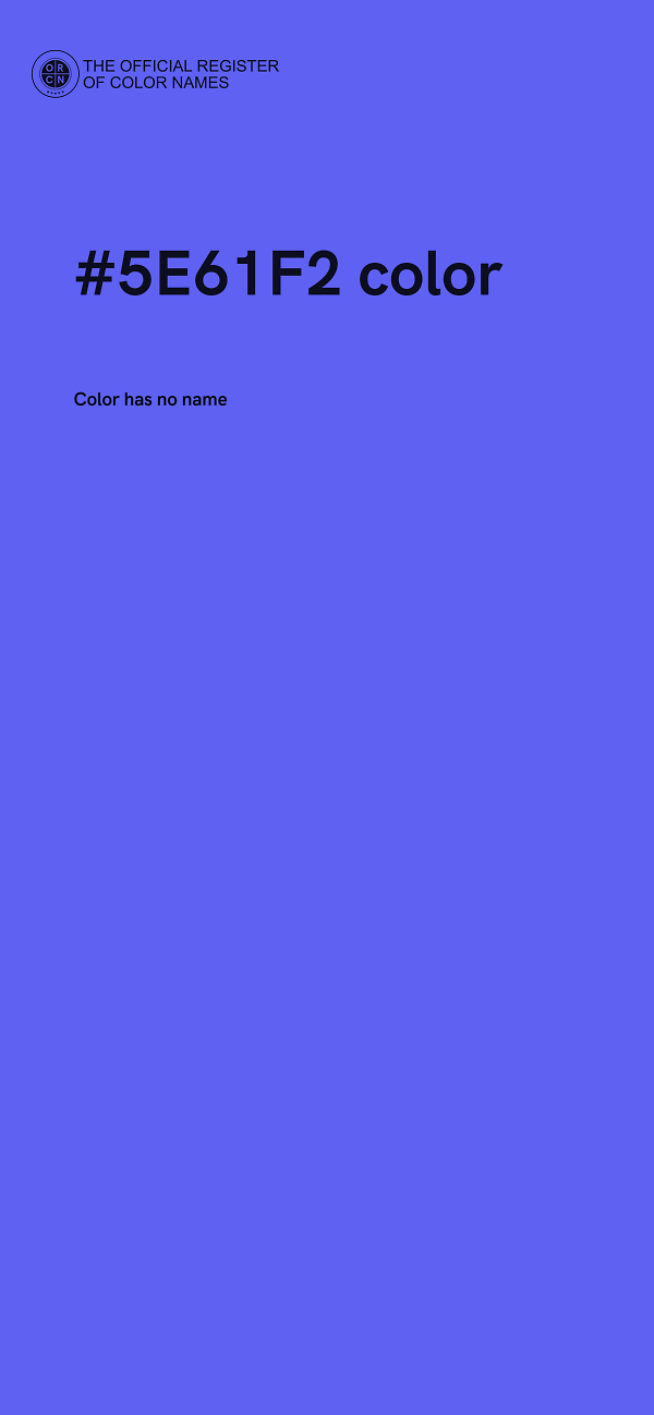 #5E61F2 color image