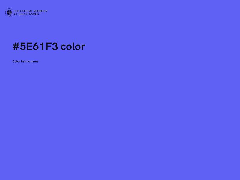 #5E61F3 color image