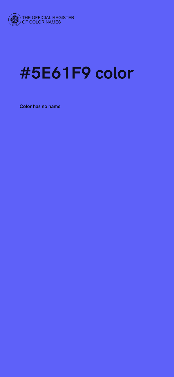 #5E61F9 color image