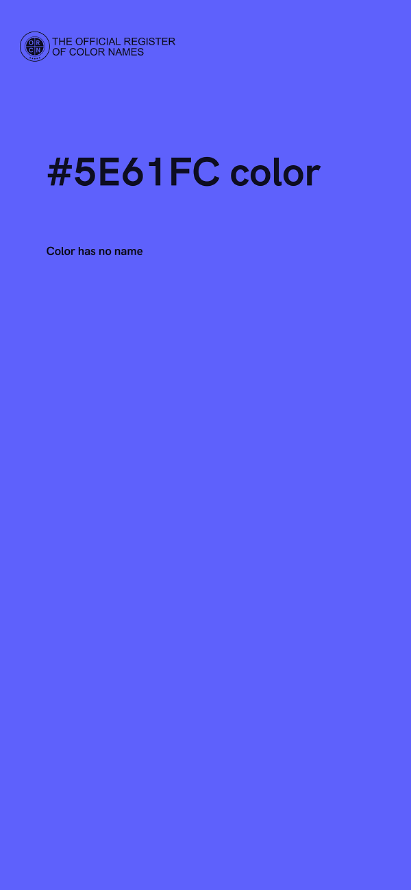 #5E61FC color image
