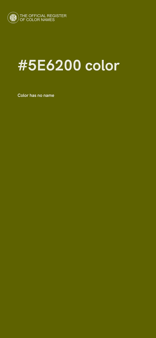 #5E6200 color image