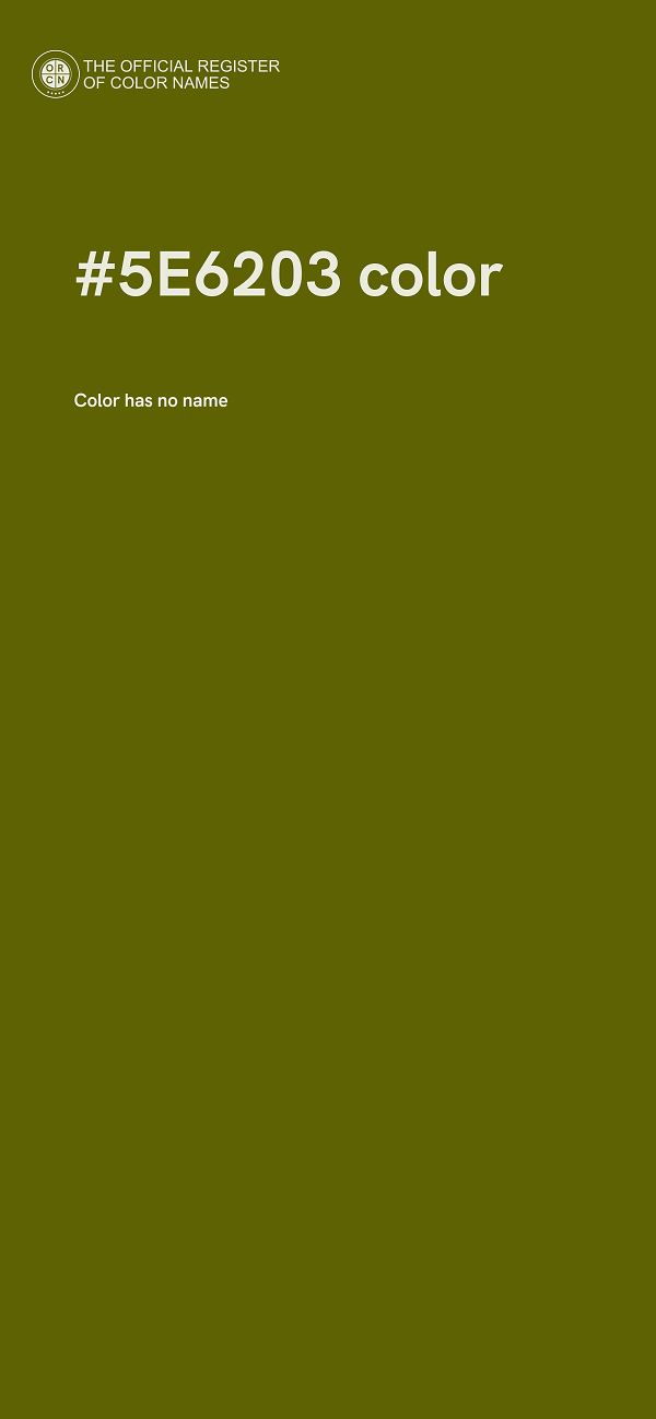 #5E6203 color image
