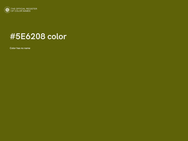 #5E6208 color image
