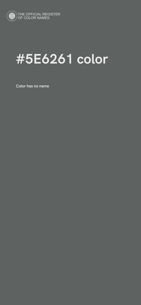 #5E6261 color image