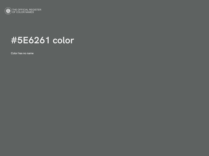 #5E6261 color image