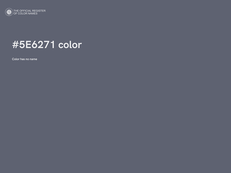 #5E6271 color image