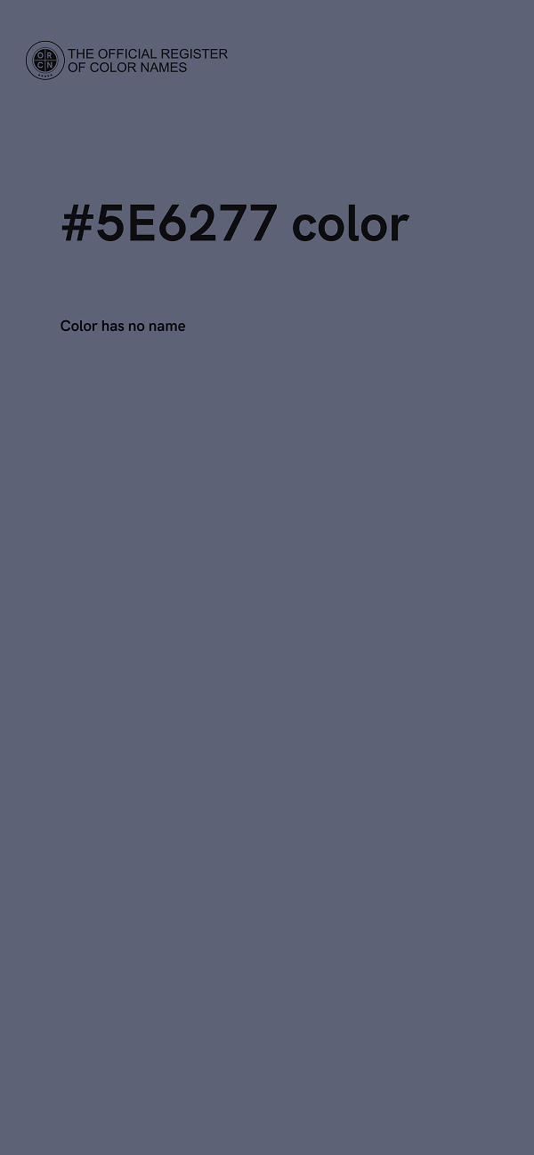 #5E6277 color image