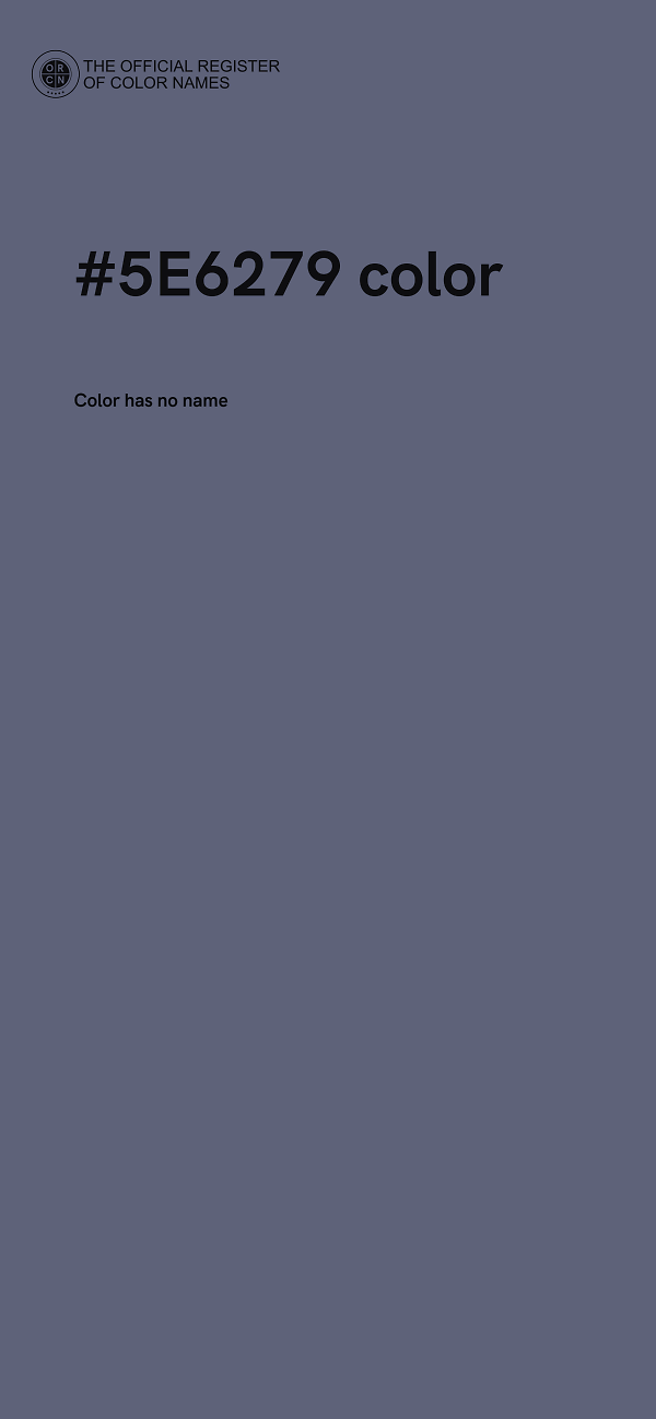 #5E6279 color image
