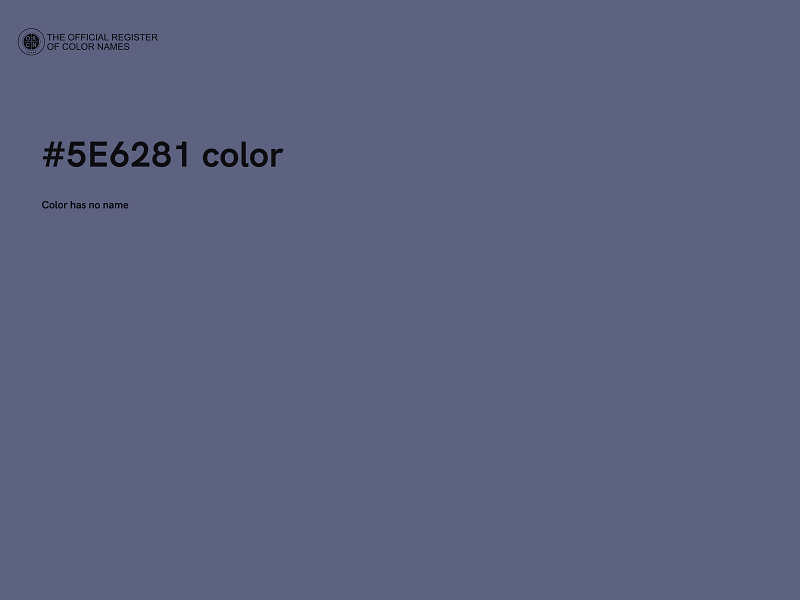 #5E6281 color image