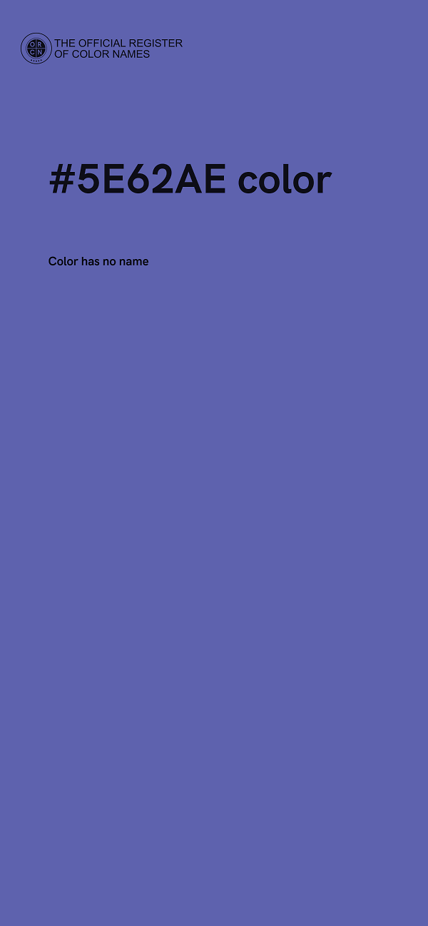 #5E62AE color image